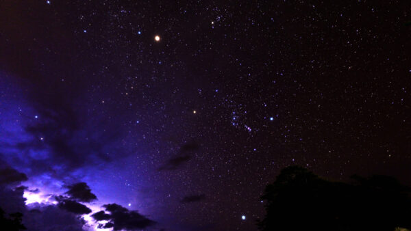 かみなりとオリオン座