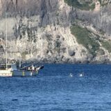 式根島のお盆行事と精霊船