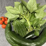 日照り続きの7月の菜園と梅干し