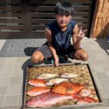 オフショアギング2日目の釣果は高級魚揃い