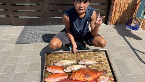 オフショアギング2日目の釣果は高級魚揃い