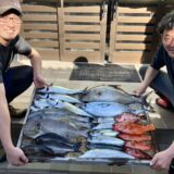 カゴ釣りで爆釣！でっぷり太ったスマやカンパチも！