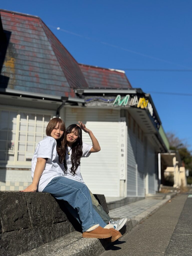 まんぼうで記念撮影