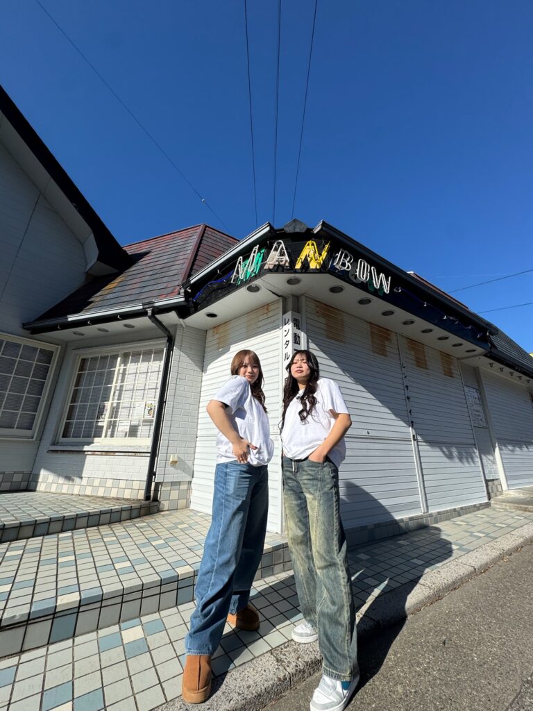 まんぼうで記念撮影