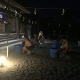 節分の夜に行われる式根島唯一の寺院・東要寺の「2月3日厄除星祭り」