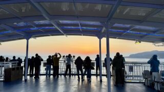 大型客船さるびあ丸の過ごし方