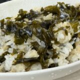 式根島のハバノリ摘み風景とみんな大好き「ハバノリご飯」