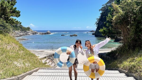 シュノーケルと釣りを式根島で満喫!みやなーちゃんs’の初めてづくしの夏休み!