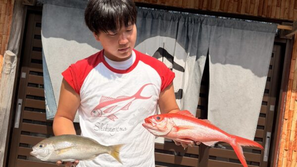［式根島釣果］ヒデ君ボートでオナガダイ、アオダイ、ハナフエダイなどなど