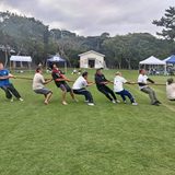 式根島保育園・式根島小学校・式根島中学校・大人の島民合同の「式根島大運動会」
