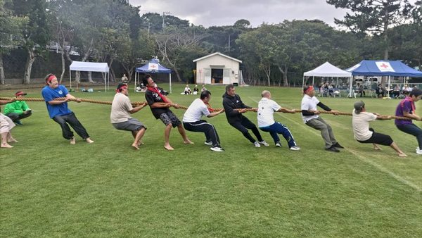 式根島保育園・式根島小学校・式根島中学校・大人の島民合同の「式根島大運動会」